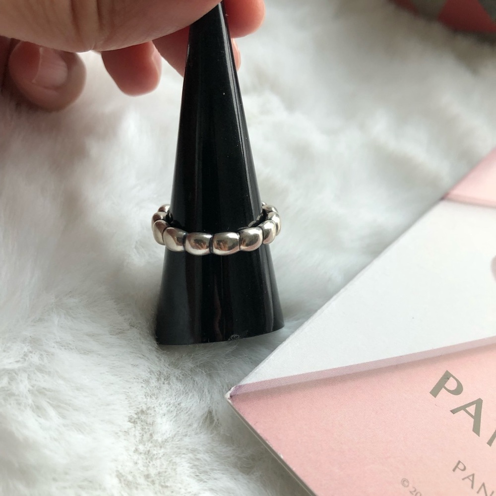 Pandora Stackable Cloud 9 Siver Ring Size 56! Rare - image 1